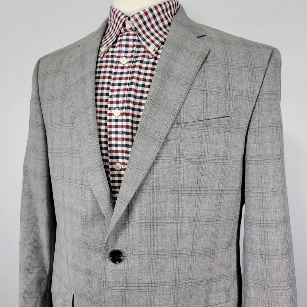 Ted Baker Endurance Men's Sport Coat Blazer Two Button‎ Gray Model Jay CT 42R